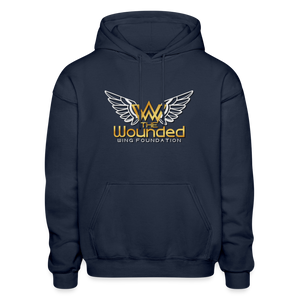 The Wounded Wing Foundation hoodie - navy